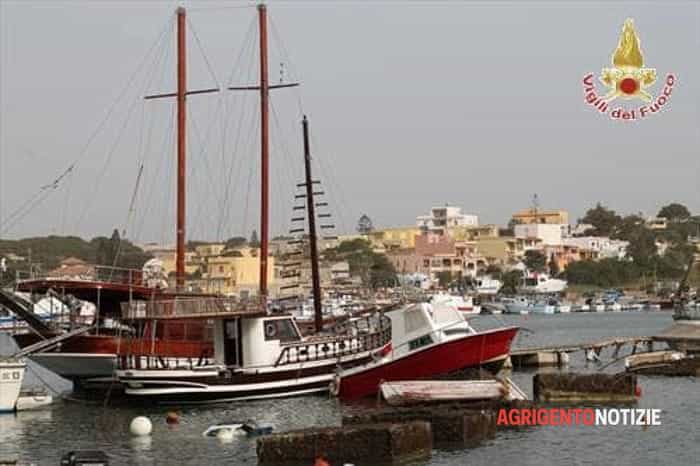 Lampedusa, marrobbio affonda barche e pescherecci. Sindaco: "Un disastro"