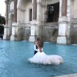 Roma: neo sposi, book fotografico nel Fontanone del Gianicolo