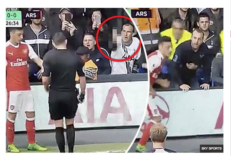 Tottenham-Arsenal, tifosi furiosi con Mesut Ozil (FOTO): ecco perché