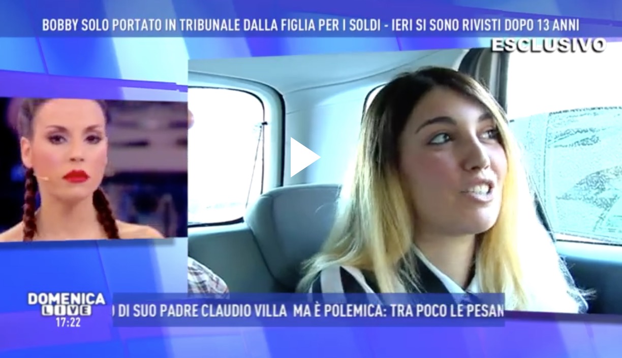 Veronica Satti rivede il padre Bobby Solo dopo 13 anni