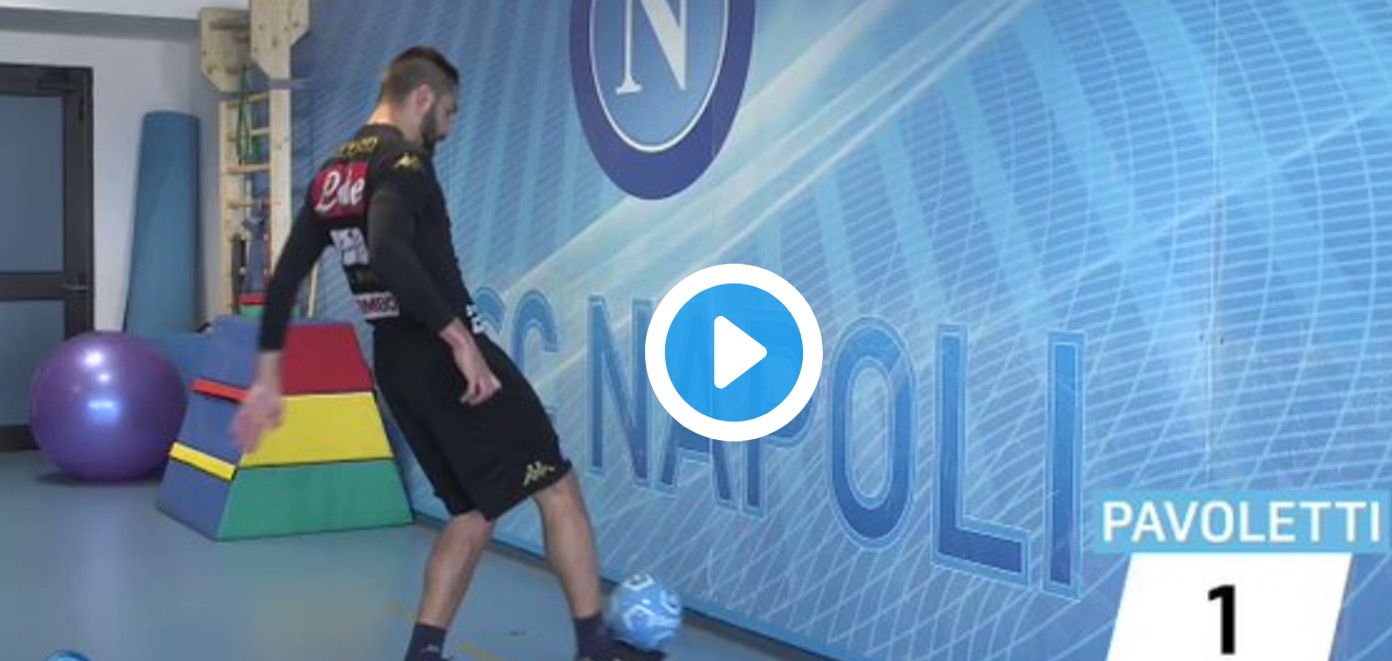 Napoli sempre più social: primo video su Dugout con Pavoletti