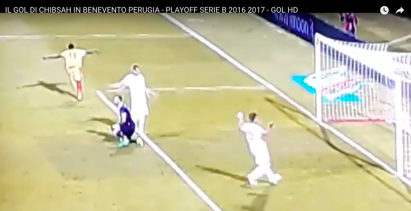 Playoff Serie B, Benevento-Perugia 1-0: Chibsah gol (video YouTube)