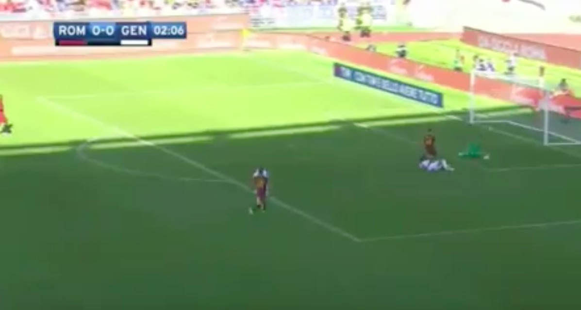 Pietro Pellegri meglio di Kean: video con il gol in Roma-Genoa