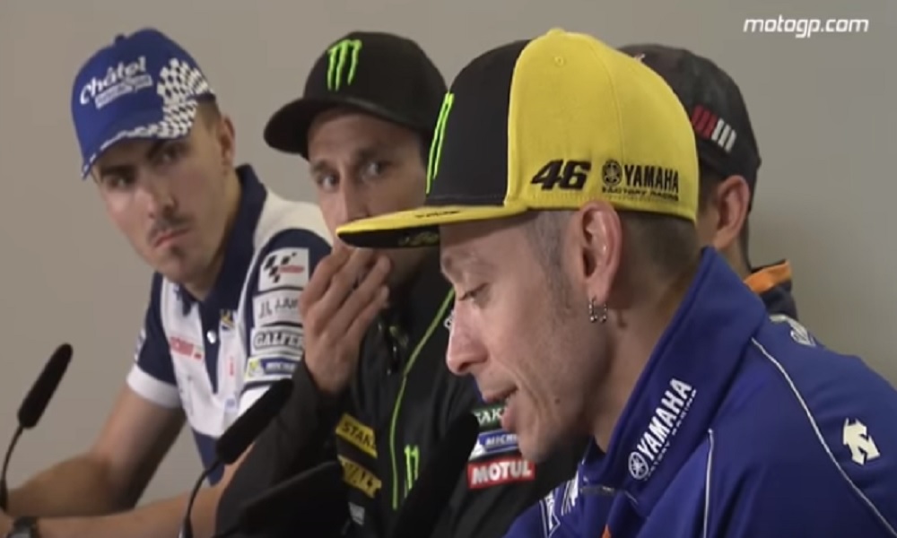 YOUTUBE Nicky Haiden, Valentino Rossi si commuove in conferenza stampa