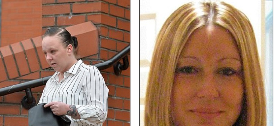 Natalie Bollen a destra e a sinistra la vittima Kelly Machin