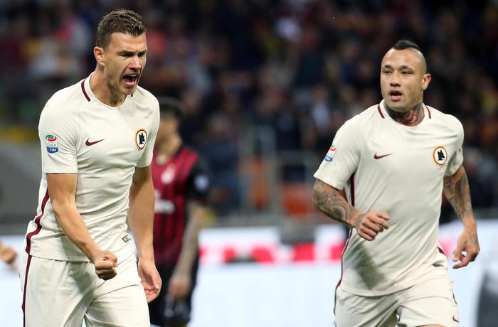 Roma, Edin Dzeko salta la Juventus. A forte rischio anche Nainggolan