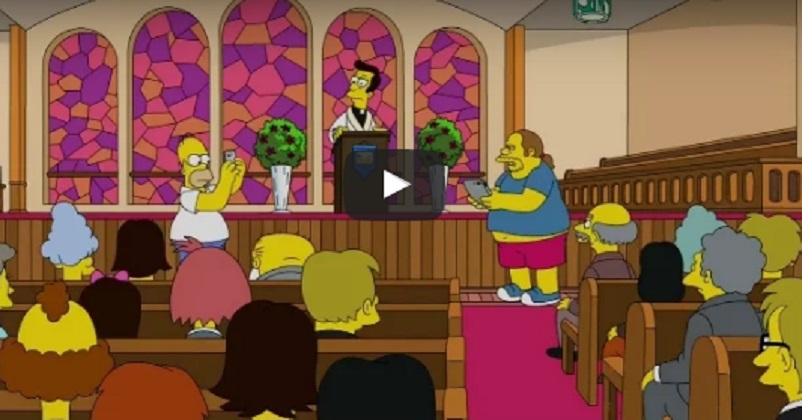 Homer Simpson cerca Pokemon in chiesa: tv russa non trasmette puntata perché...