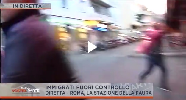 Roma, denunciato aggressore troupe di "Dalla vostra parte" alla stazione Tiburtina