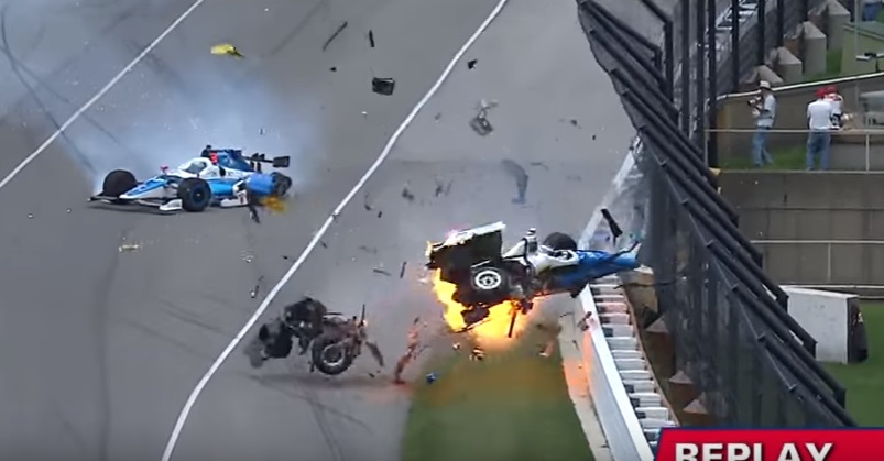 YOUTUBE Indianapolis, terribile incidente tra Dixon e Howard