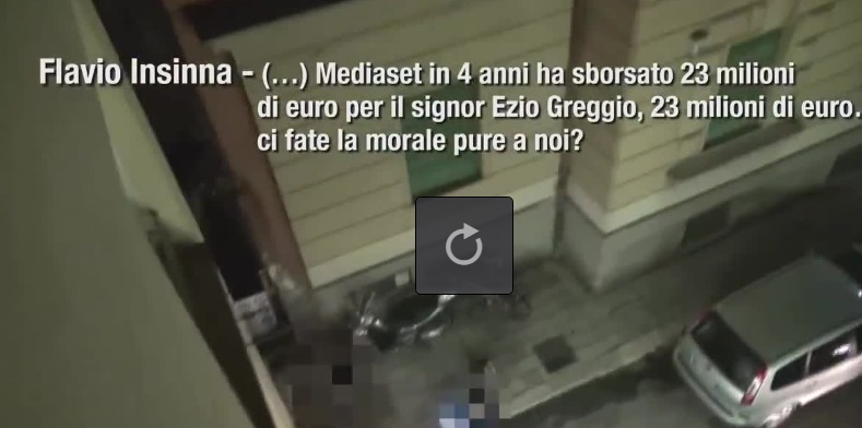 Flavio Insinna e il VIDEO della consegna del Tapiro censurato
