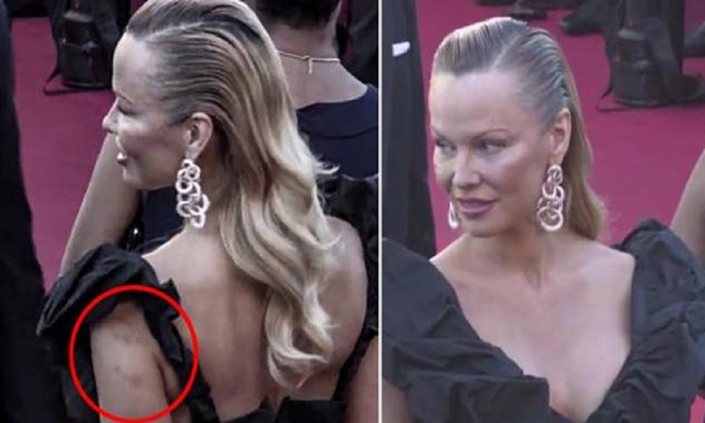 Pamela Anderson irriconoscibile a Cannes