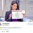 Virginia Raggi si difende a Porta a Porta sui rifiuti. Ma la mappa è a rovescio...01