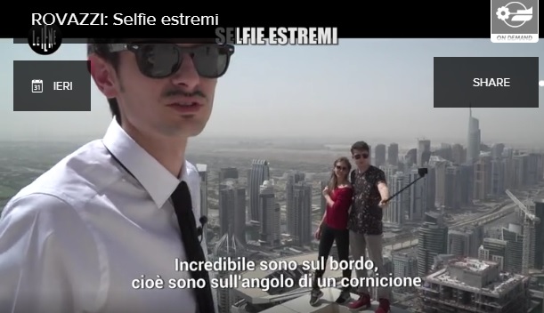 Le Iene, Fabio Rovazzi e il servizio sui selfie estremi: "Ecco come si su muore" VIDEO