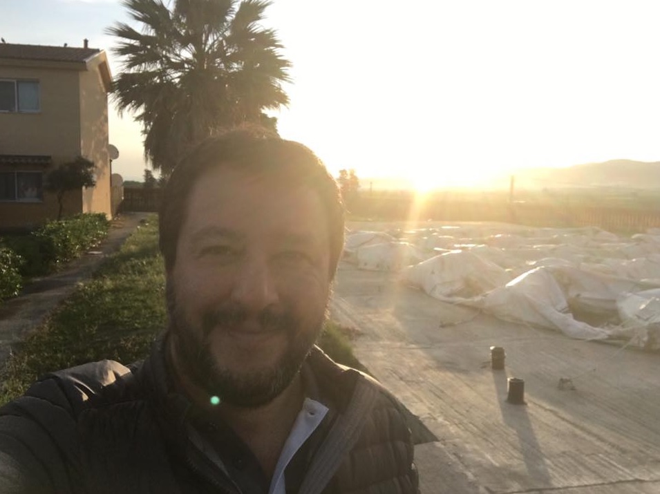 Matteo Salvini, FOTO dal Cara di Mineo: "Centro commerciale di carne umana"