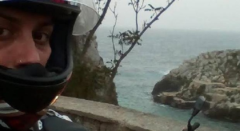 Salvatore Nuzzo, l'ultimo selfie al mare prima di tornare a casa. Poi lo schianto in moto