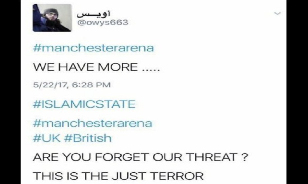 Attentato Manchester, i due tweet che la avevano anticipata: "Tra poco vi ammazziamo"