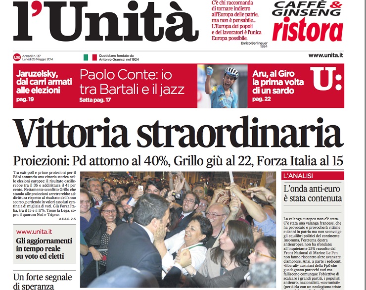 L'Unità di nuovo in sciopero, Fnsi: "Editore ha superato ogni limite"