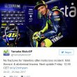 Valentino Rossi, notte in ospedale dopo incidente