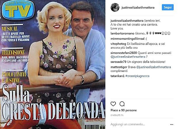 Paolo Limiti, il ricordo di Justine Mattera: "A te che mi hai creato una carriera. Ti amo"