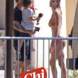Belen Rodriguez incontra Stefano De Martino a Ibiza