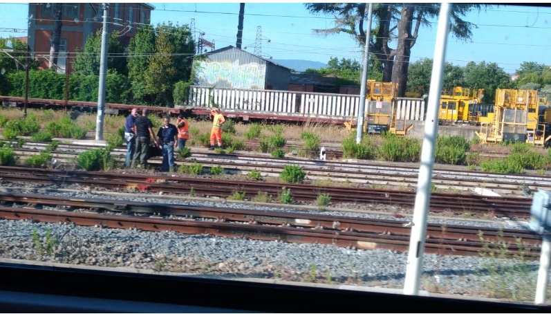 Campoleone (Aprilia) persona investita da treno, bloccata linea Roma-Napoli