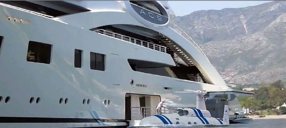 Neyk: il sottomarino privato munito di biblioteca, bar e cabine private