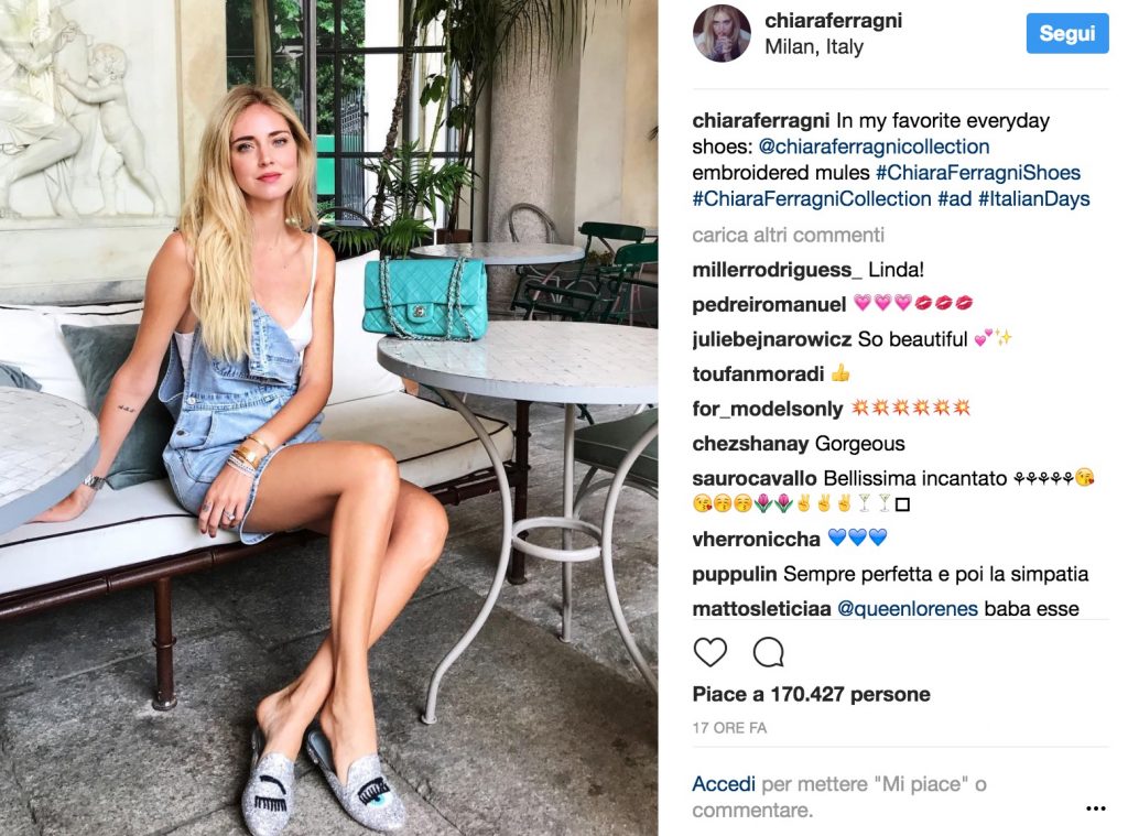 Chiara Ferragni, #ad su Instagram: la pubblicità che c'è ma gli altri non dicono