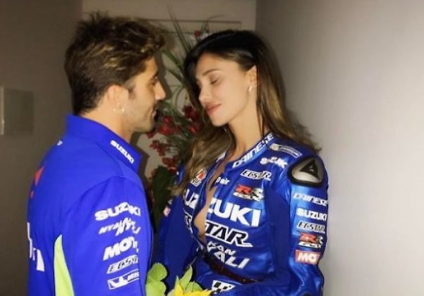 Belen Rodriguez non è più desiderata ai box Suzuki: distrae Andrea Iannone