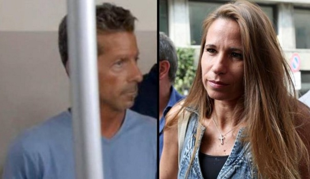 Massimo Giuseppe Bossetti e la stretta di mano con la moglie Marita Comi