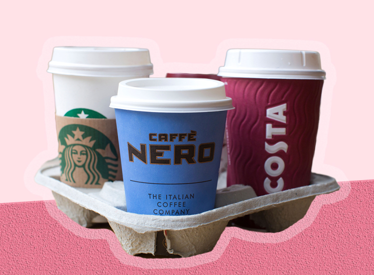 Batteri fecali nel ghiaccio delle catene di caffè Costa, Starbucks e Caffe Nero