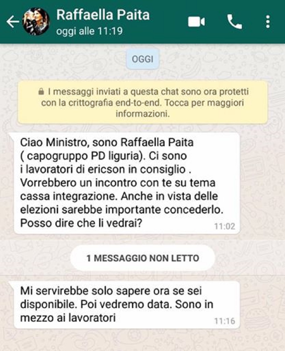 Raffaella Paita gaffe: "Ministro aiutiamo lavoratori Ericsson?". Ma era il Poletti sbagliato....