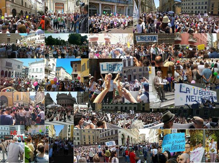 Vaccini, genitori No Vax in 21 piazze d'Italia. L'11 giugno protesta nazionale a Roma