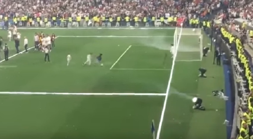 Cristiano Ronaldo jr, show al Bernabeu: dribbling durante festa Real