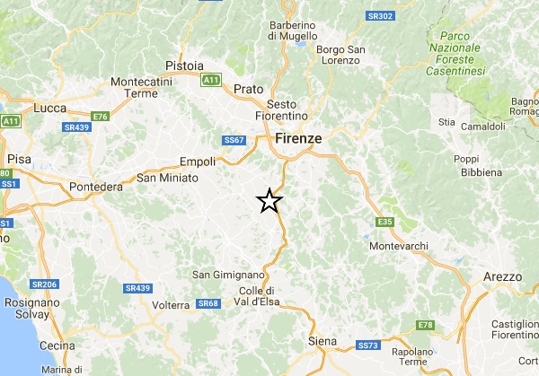 Terremoto Firenze, 2 scosse in 10 minuti: più forte del 3 a Tavarnelle Val di Pesa