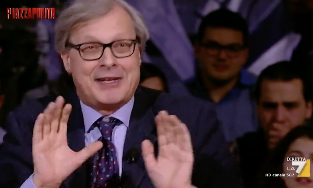 Vittorio Sgarbi contro Virginia Raggi: "Le darei 1. Ora invece di capre dirò Raggini"