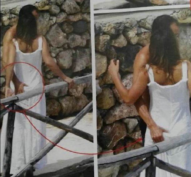 Massimiliano Allegri vede il lato B di Ambra Angiolini e... non si contiene FOTO