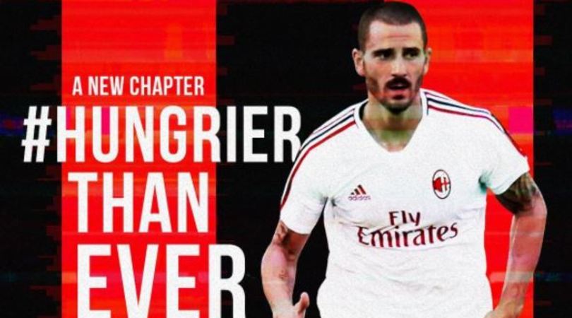 Leonardo Bonucci: "Attratto dalla storia del Milan: è leggenda"