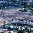 Vasco Rossi. Modena Park vista dall'alto marea di fan, sono 220mila