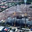 Vasco Rossi. Modena Park vista dall'alto marea di fan, sono 220mila