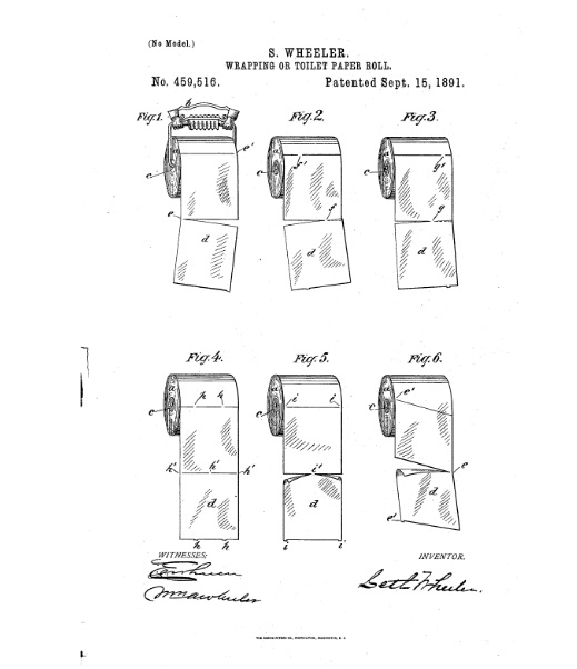 Carta igienica, qual è il verso giusto? Lo svela l'inventore nel suo brevetto FOTO
