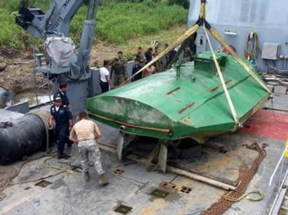 Colombia, scoperto sommergibile elettrico al servizio dei narcos