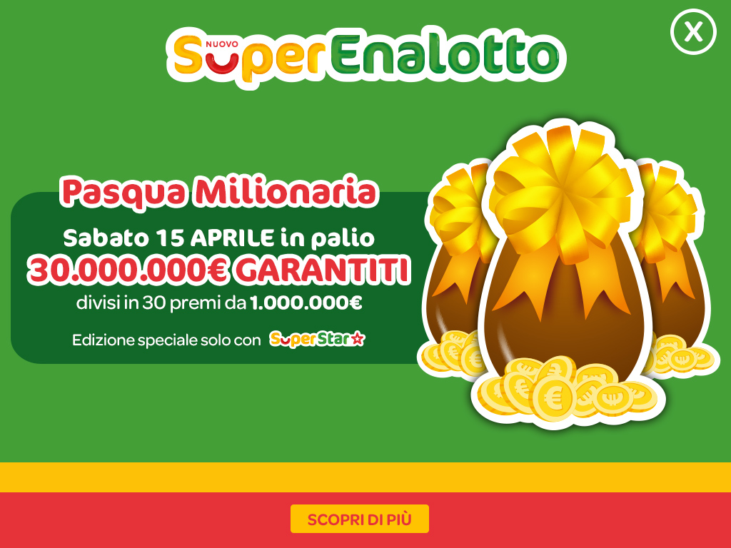 Superenalotto, vince un milione ma non lo sa. Caccia al paperone a Sulmona