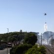Roma, incendio pineta Castel Fusano a Ostia: chiusa ferrovia