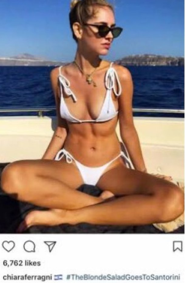 Chiara Ferragni gaffe su Instagram: bandiera Israele al posto di quella greca FOTO