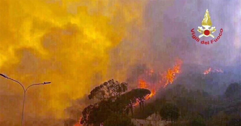 Incendi Italia, la mappa dei roghi, da Capalbio a Napoli. Campania, Lazio e Toscana a rischio