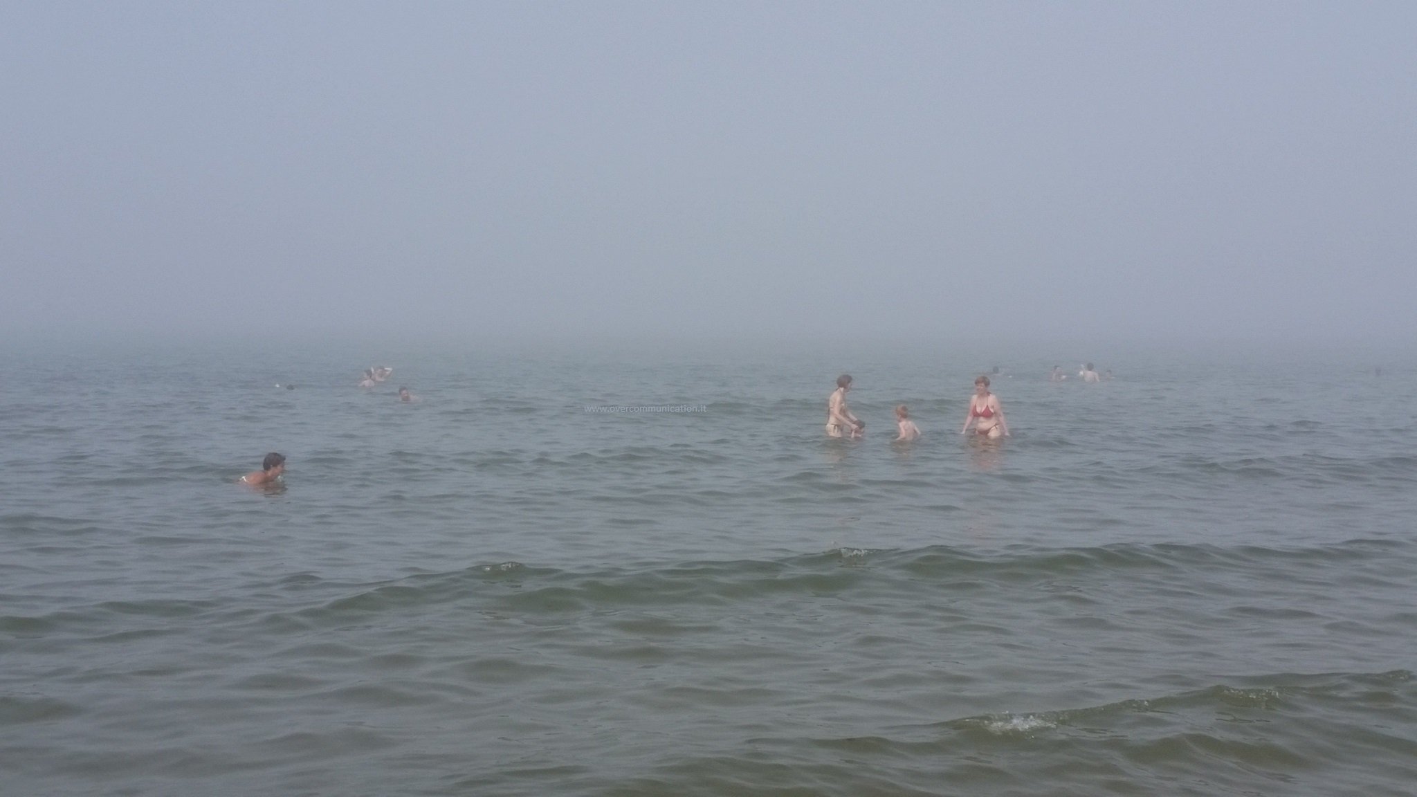 Da Fregene a Ladispoli, litorale romano nella nebbia