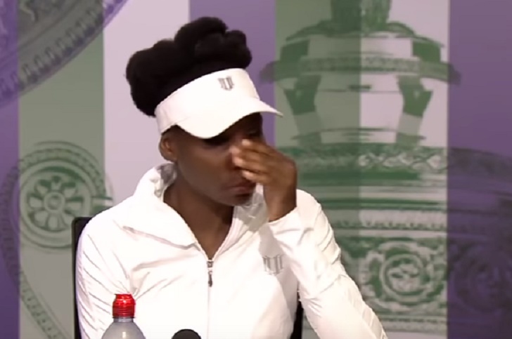 Venus Williams piange e abbandona conferenza stampa: ecco perché
