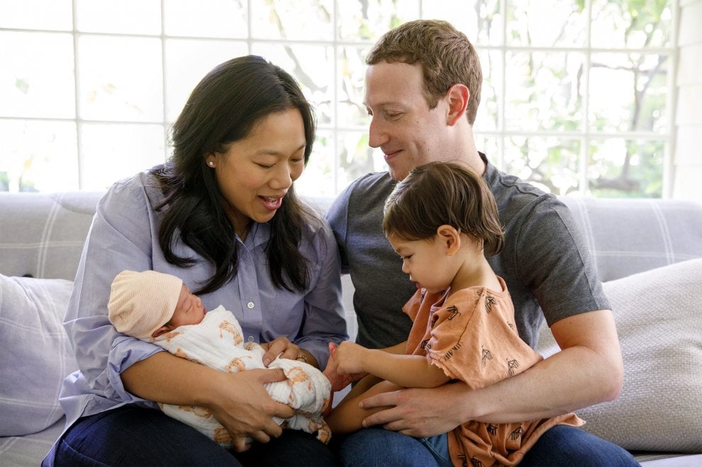 Mark Zuckerberg diventa padre per la seconda volta