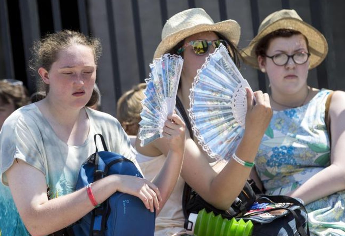Caldo record, a Grazzanise (Caserta) 54 gradi percepiti