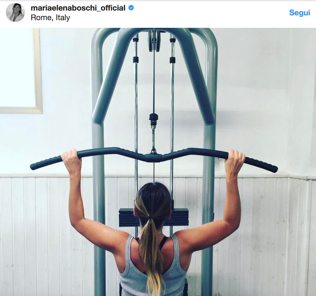 Maria Elena Boschi in palestra. Si fa forte per il Pd, fra appalti e lobby